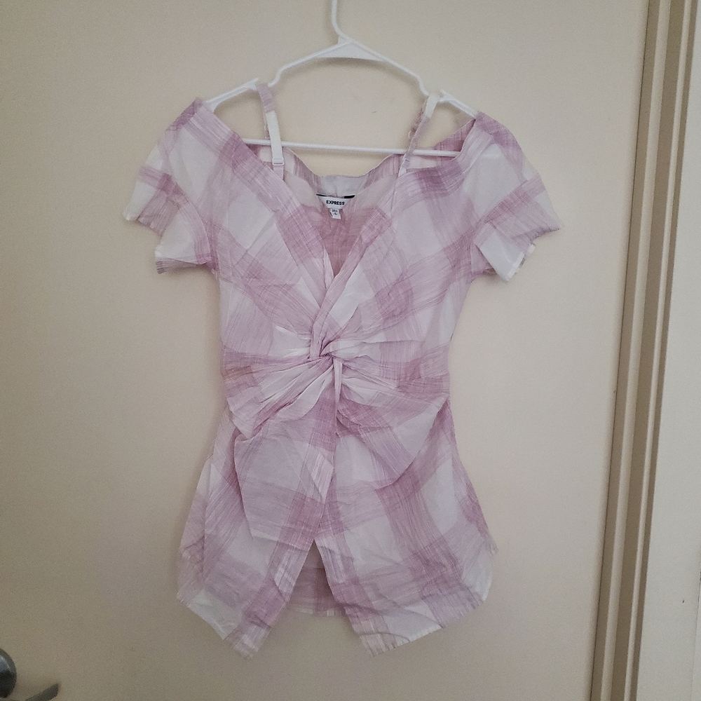 Express off shoulder top